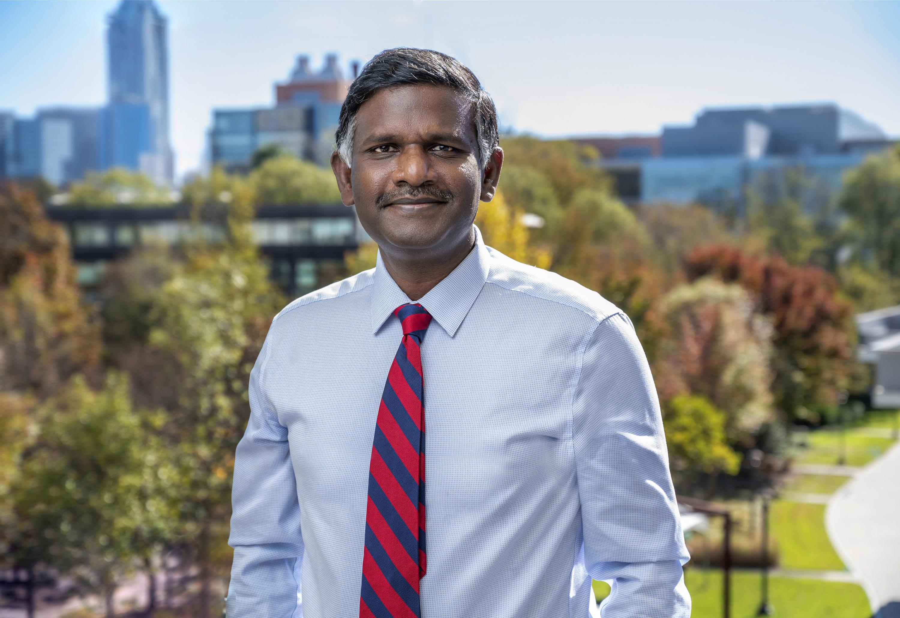 Raghupathy “Siva” Sivakumar, a professor and entrepreneur, has been named Georgia Tech’s inaugural Interim Chief Commercialization Officer. (Credit: Christopher Moore)